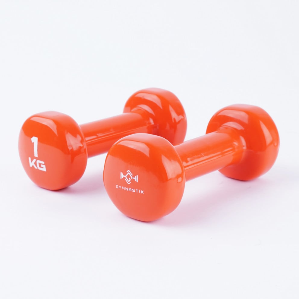 GYMNASTIK 10Kgs Vinyl Dumbbell Set