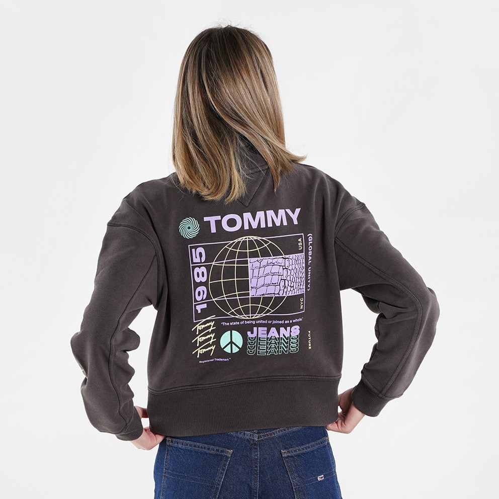 Tommy Jeans Boxy Unitees3 Turtle Γυναικεία Μπλούζα Μακρύ Μανίκι