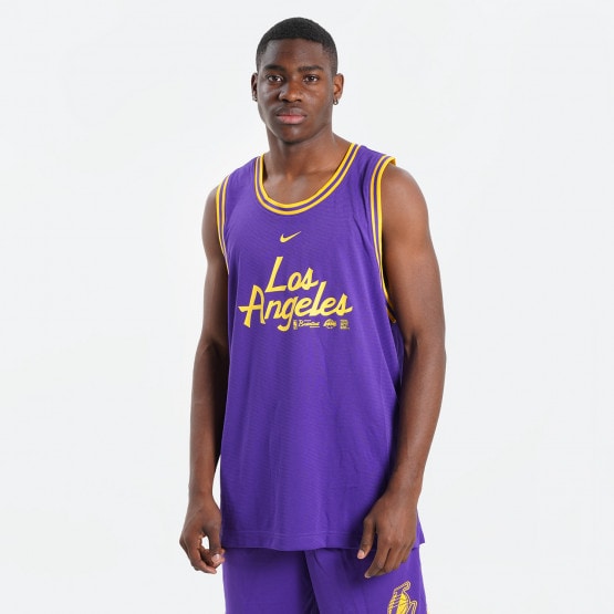 LeBron James Los Angeles Lakers 2022/23 Select Series Men's Nike Dri-Fit NBA Swingman Jersey - Purple Pulse, XL