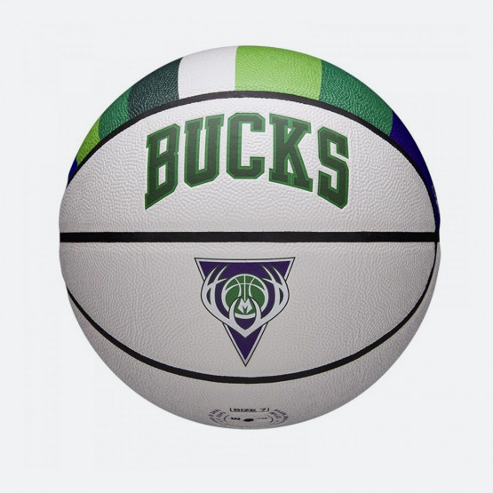 Wilson NBA Milwaukee Bucks City Collector Basketball No 7