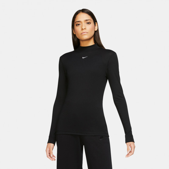 Nike Sportswear Mock Slim Γυναικεία Μπλούζα με Μακρύ Μανίκι