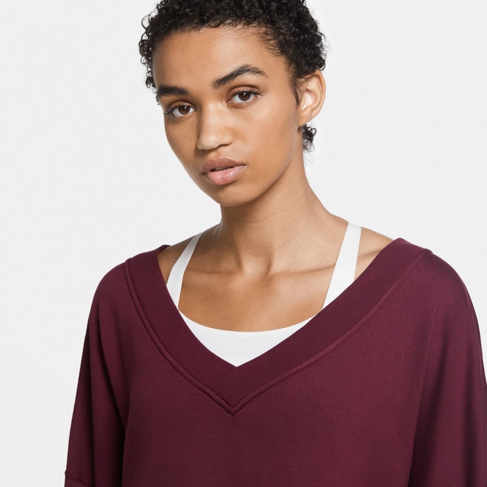 Nike Yoga Statement Cover Up Women's Blouse with Long Sleeves