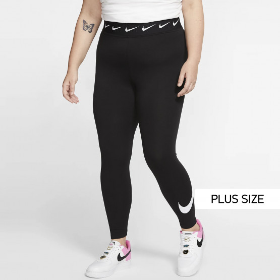 Nike Sportswear Club Highwaisted 7/8 Plus Size Γυναικείο Κολάν