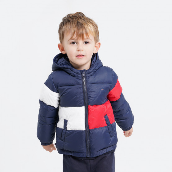 Tommy Jeans Baby Colorblock Puffer Βρεφικό Μπουφάν