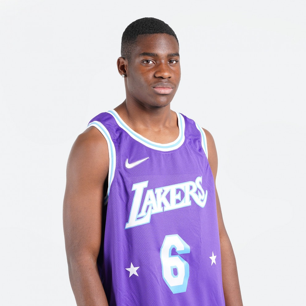 NEW LA Lakers Lebron James Nike City Lore Swingman Jersey Purple