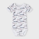 Name it 3-Pack Heather Train Noos Βρεφικό Σετ Κορμάκια