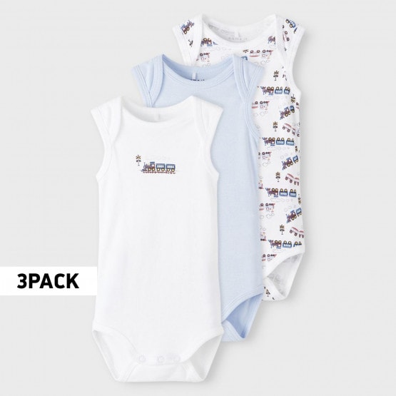 Name it 3-Pack Tank Heather Train Noos Infant's Set