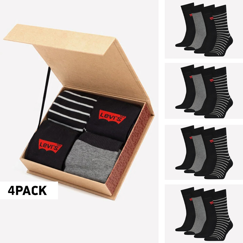 Levis Giftbox Regular Cut Stripe Unisex Κάλτσες - 4Pack (9000092569_45053)