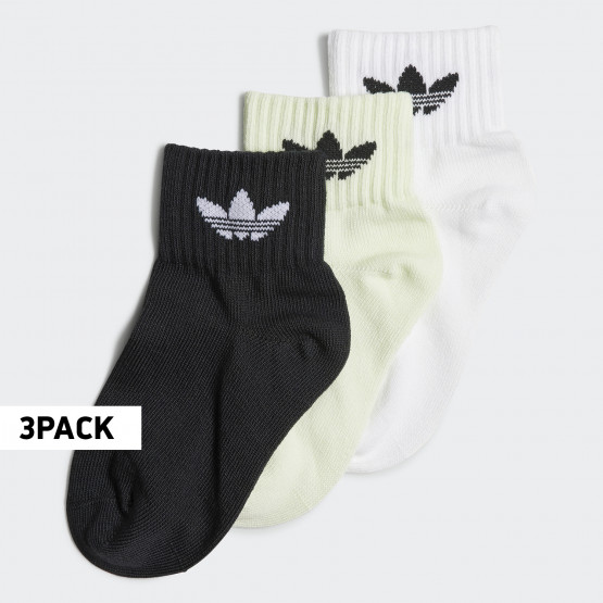 adidas Originals 3 Pack Ankle Kid's Socks