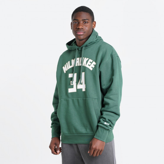Nike NBA  Milwaukee Bucks Essential Ανδρική Μπλούζα Φούτερ