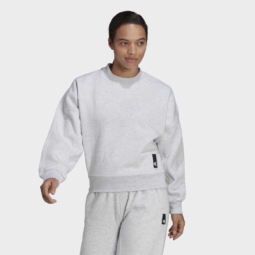 adidas Performance Sportswear Studio Lounge Fleece Γυναικεία Μπλούζα Φούτερ