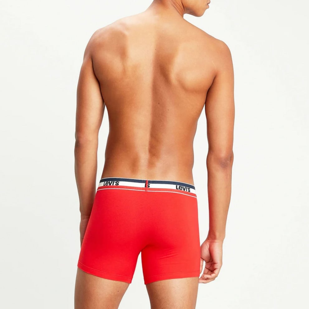 Levi's Men's Logo 2 Pack Boxers