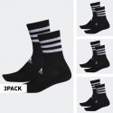 adidas Performance 3-stripes Cushioned Crew Unisex Socks 3 Pairs