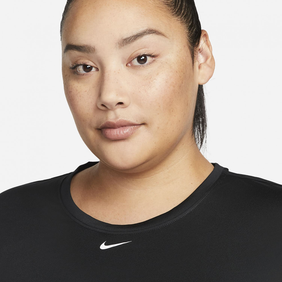 Nike Dri-FIT One Plus Size Γυναικεία  Μπλούζα με Μακρύ Μανίκι