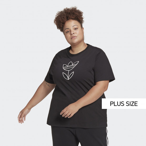 adidas Originals Graphic Γυναικείο Plus Size Τ-Shirt