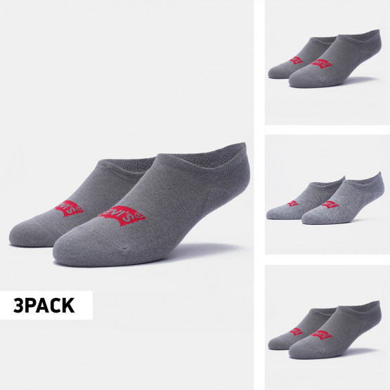 Levis Footie High Rise Batwing Logo 3-Pack Unisex Socks