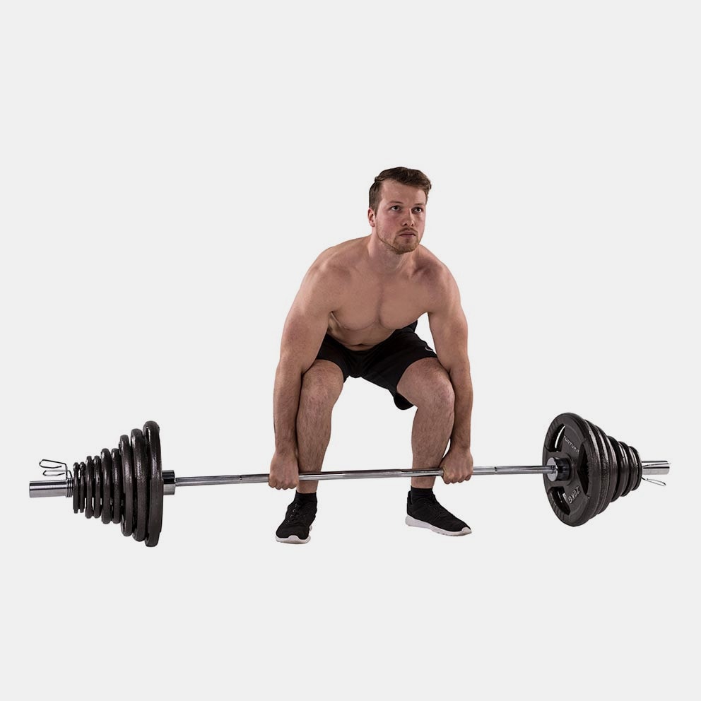 Tunturi Olympic Tri-Grip Barbell Set 100kg