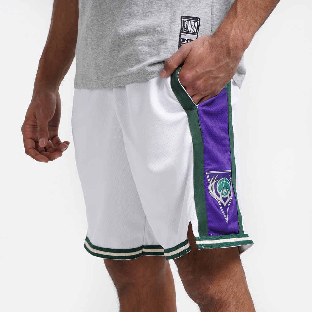 Nike Short NBA Milwaukee Bucks Nike City Edition Mixtape Ανδρική Βερμούδα