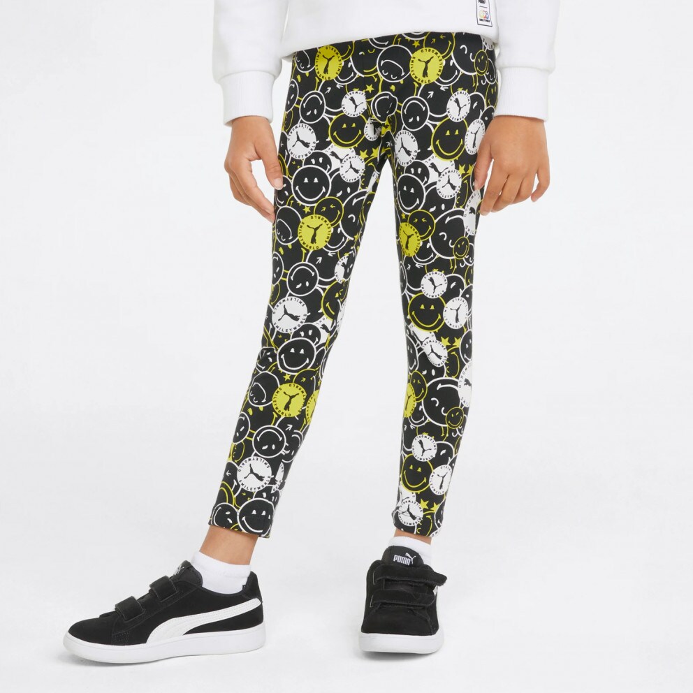 Puma x SMILEY WORLD Printed Kids' Leggings