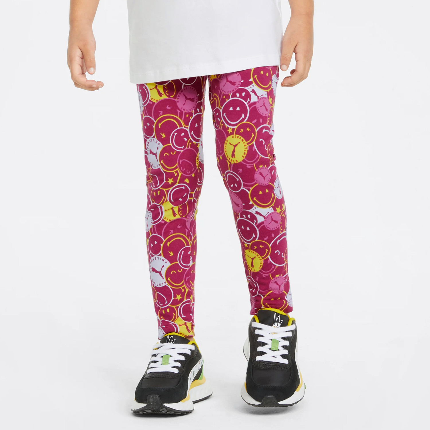 Puma x SMILEY WORLD Printed Παιδικό Κολάν (9000096619_57402)