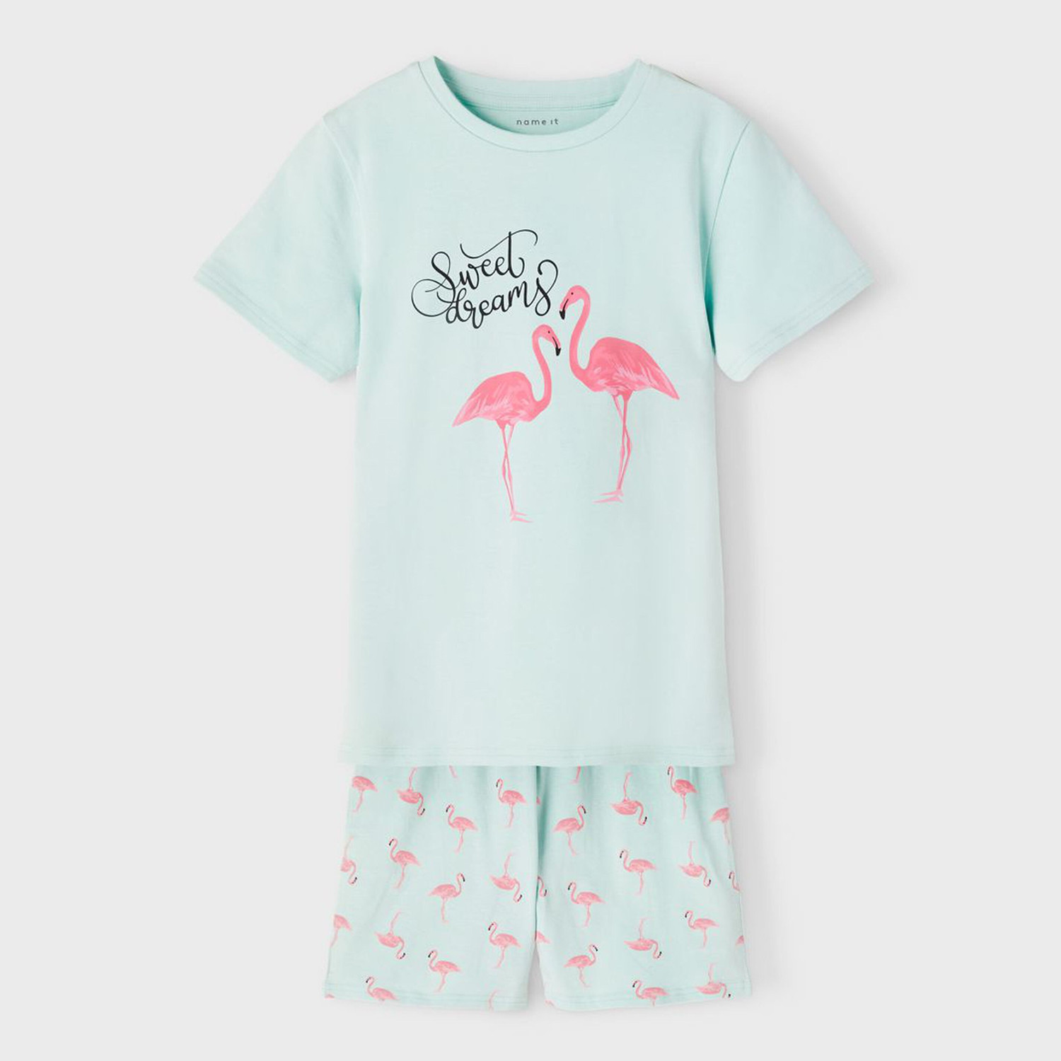 Name it Nkfnightset Shorts Flamingo Παιδική Πιτζάμα (9000101094_26591)