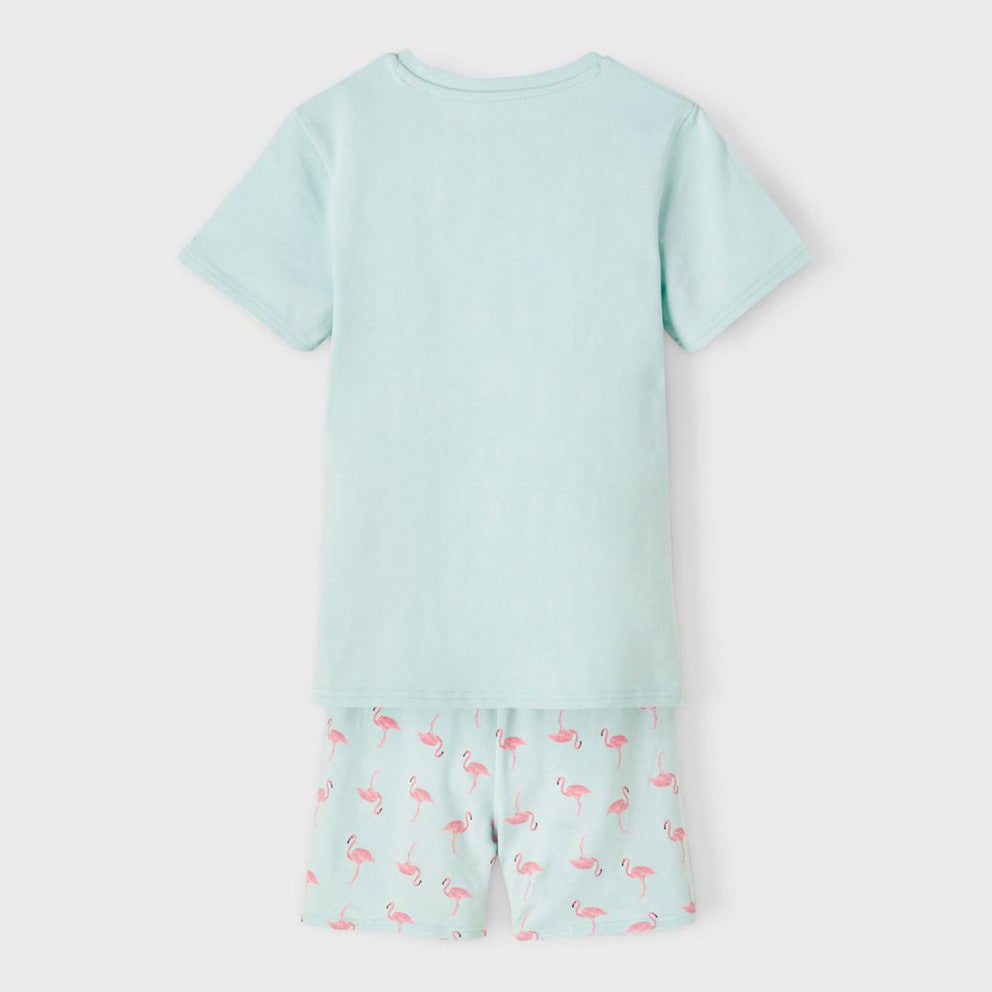 Name it Nkfnightset Shorts Flamingo Παιδική Πιτζάμα