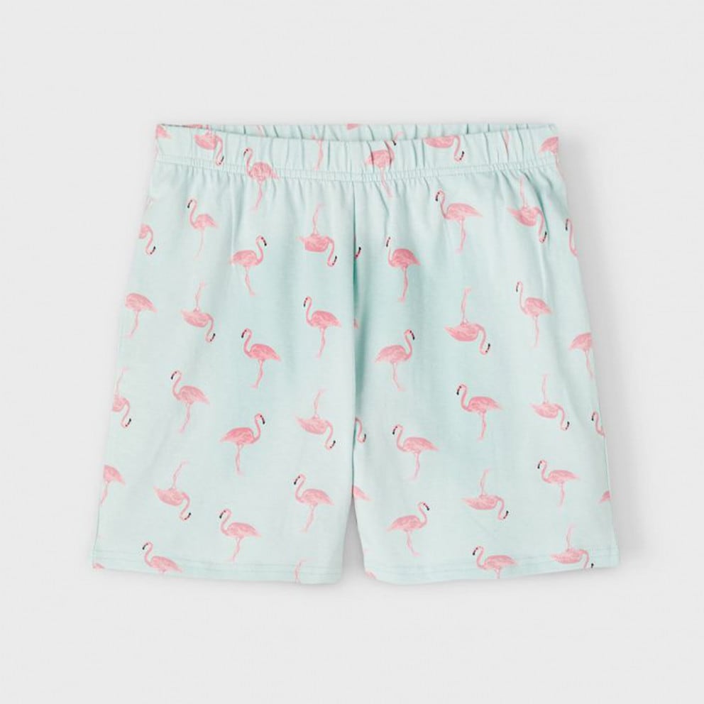 Name it Nkfnightset Shorts Flamingo Παιδική Πιτζάμα