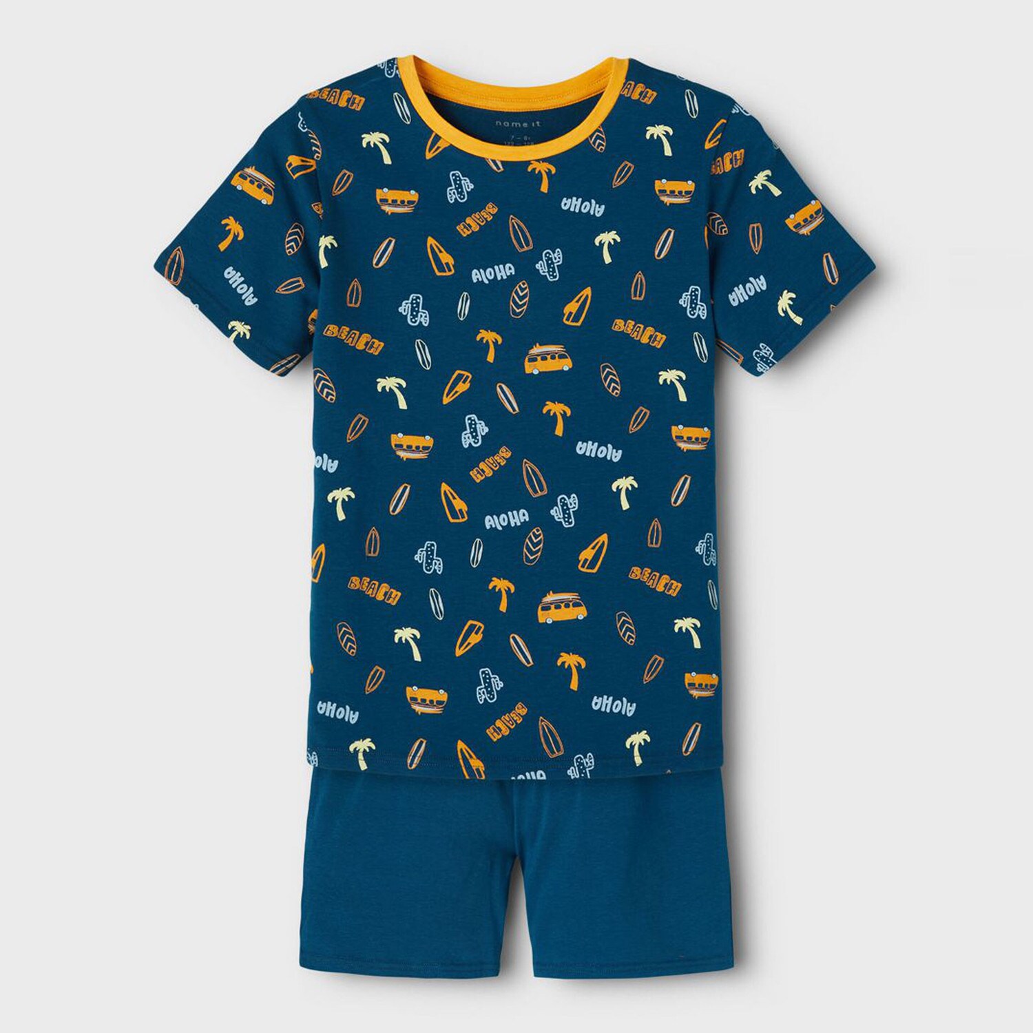 Name it Nkmnightset Ss Shorts Surf Παιδική Πιτζάμα (9000101095_41606)