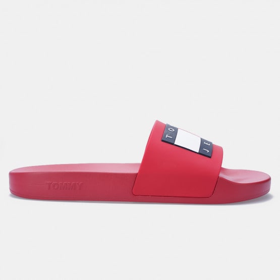 Sandale TOMMY JEANS Leather Sandal EN0EN01809 White YBR XNL