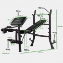 Tunturi WB40 Compact Width Weight Bench