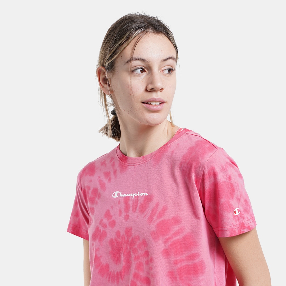 Champion Tie Dye Cropped Γυναικείο T-Shirt