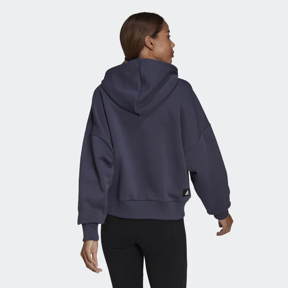adidas Future Icons Feel Fierce Graphic Γυναικεία Μπλούζα με Κουκούλα