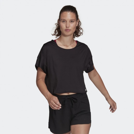 adidas Studio Backless Γυναικείο Crop Top