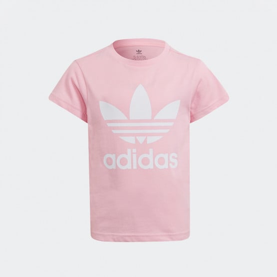 adidas water sports shoes nike - mile adidas Originals Trefoil Kid's T -  Shirt Pink HC1974