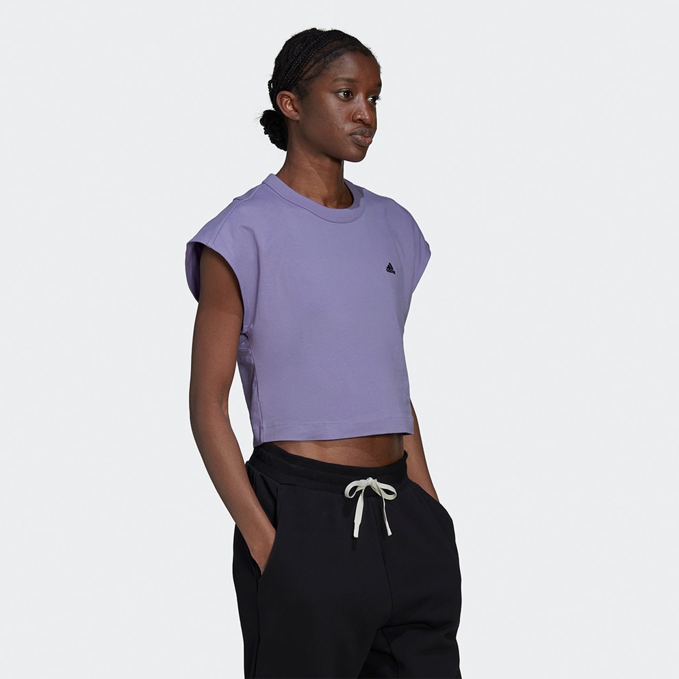 кофта adidas з лампасами - adidas Performance Summer Women's T - shirt  Purple HF1651