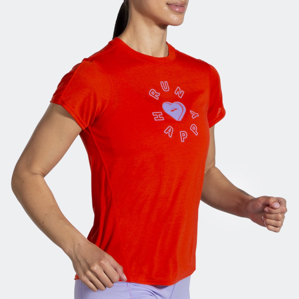 Brooks Distance Graphic Short Sleeve Women's running tops