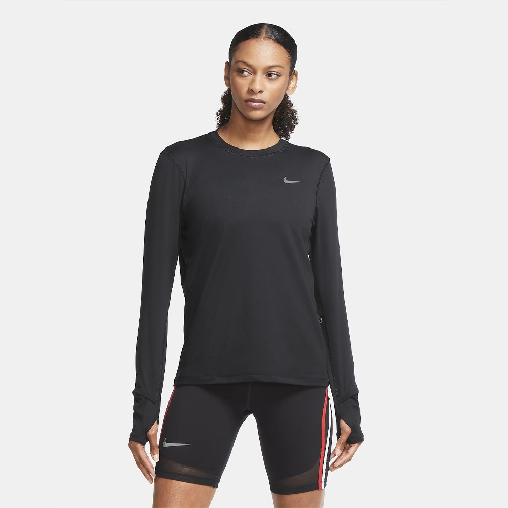 Nike Dri-FIT Element Γυναικεία Μπλούζα με Μακρύ Μανίκι