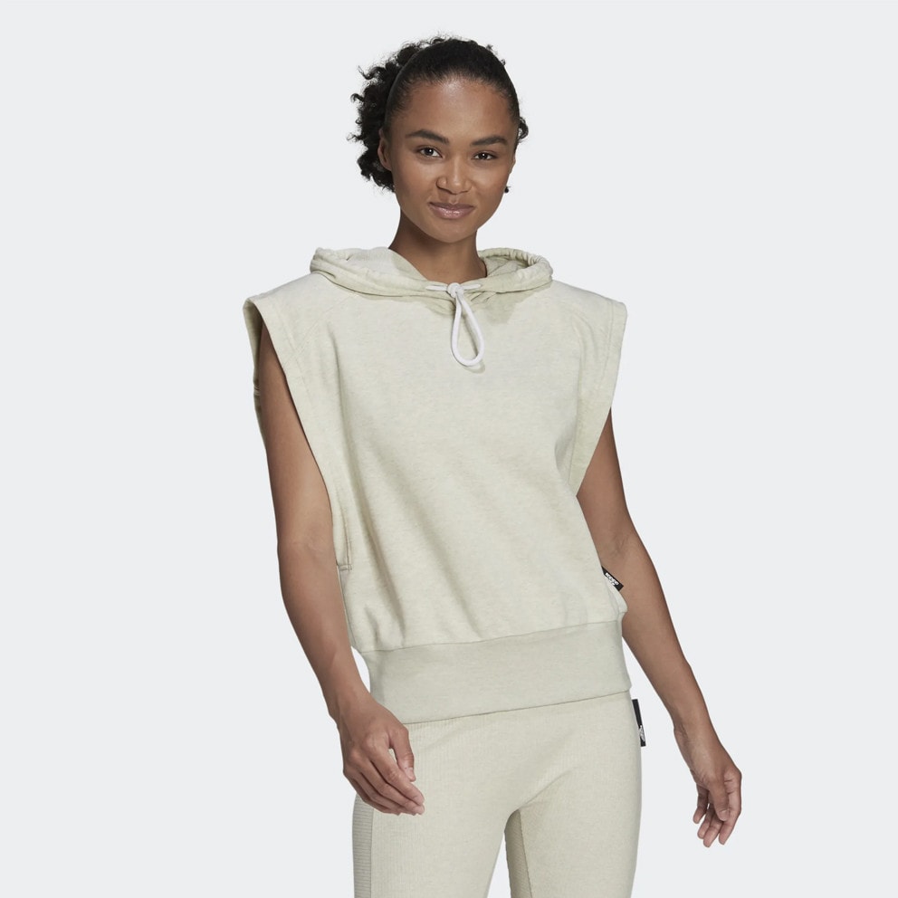 adidas Performance Studio Lounge Γυναικεία Αμάνικη Μπλούζα με Κουκούλα (9000098270_57753)