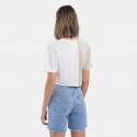 Tommy Jeans Spliced Logo Γυναικείο Cropped T-shirt