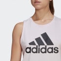 adidas Essentials Big Logo Γυναικεία Αμάνικη Μπλούζα