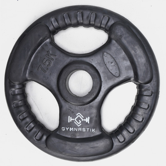 GYMNASTIK Rubber Weight Lifting Plate 7,5 kg (Φ50)