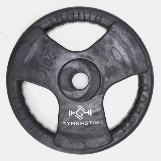 GYMNASTIK Rubber Weight Lifting Plate 20Kg (Φ50)