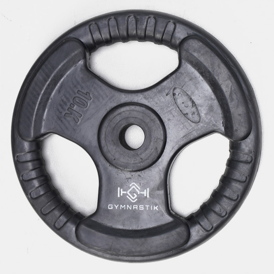 GYMNASTIK Δίσκος Για Βάρη Με Λάστιχο 10Kg (Φ28)