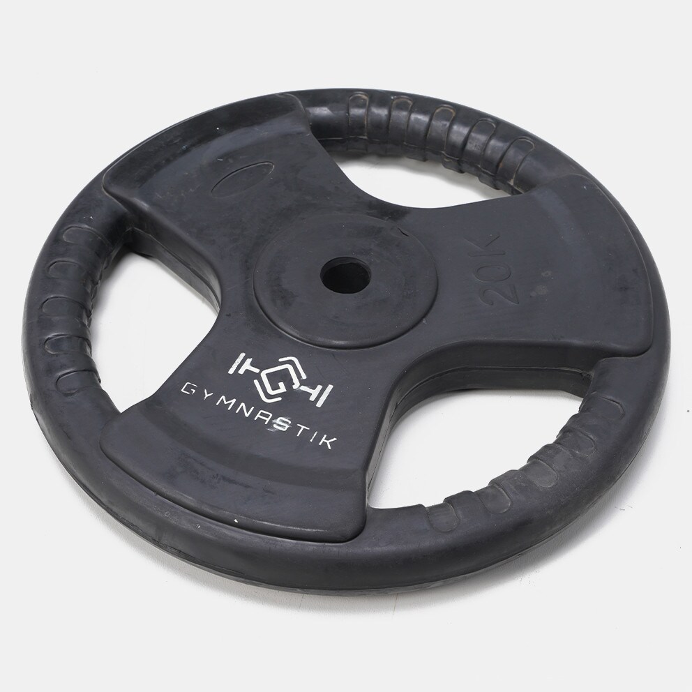 GYMNASTIK Rubber Weight Lifting Plate 20 kg (Φ28)