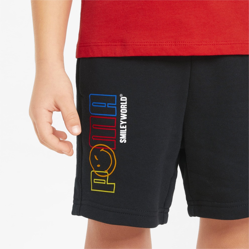 Puma x Smiley World Παιδικό Σορτς