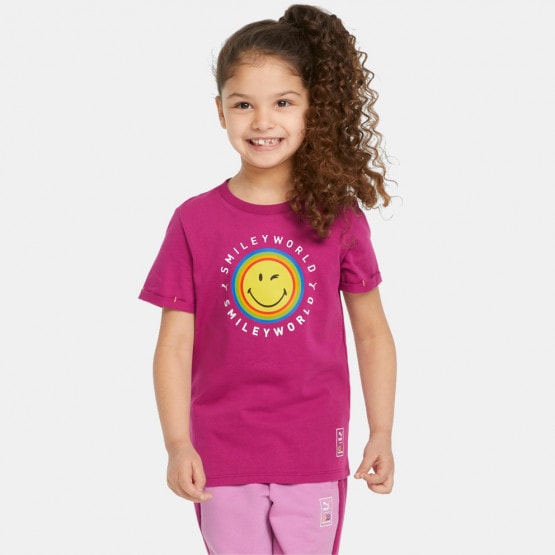 Puma X Smileyworld Παιδικό T-shirt
