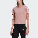 adidas Performance Essentials Loose 3-Stipes Γυναικείο Crop T-shirt