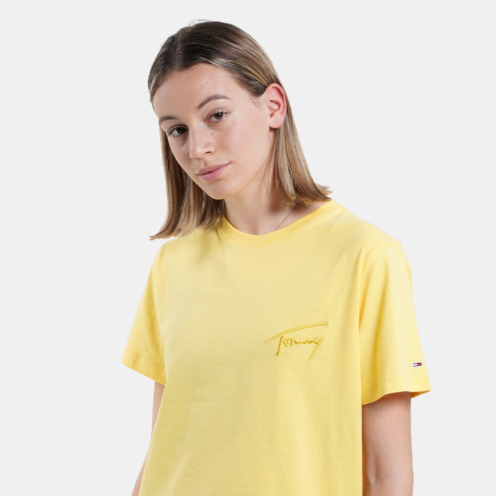 Jeans ZGF DW0DW12940 Tommy hilfiger - - - курточка T Signature tommy Relaxed shirt Винтажная Yellow Women\'s