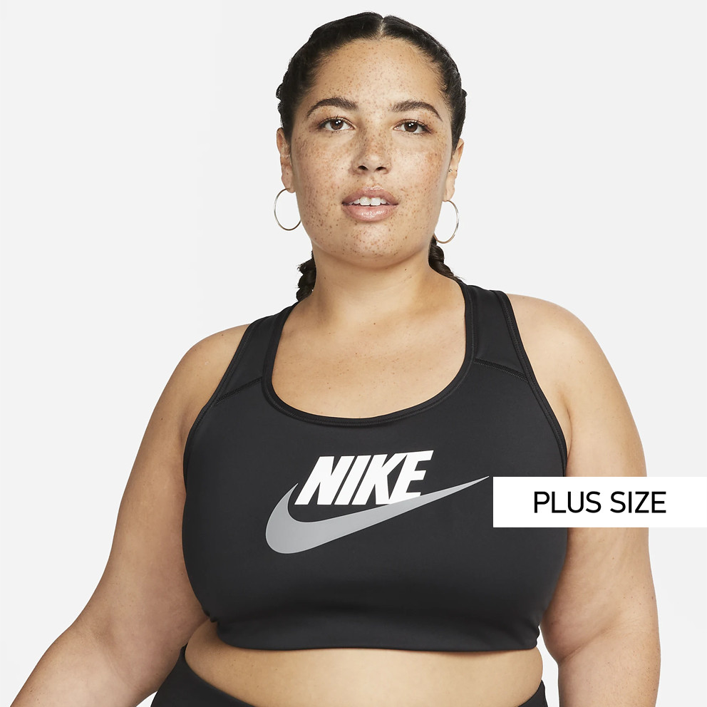 Nike Dri-FIT Swoosh Plus Size Γυναικείο Μπουστάκι (9000105425_59489)
