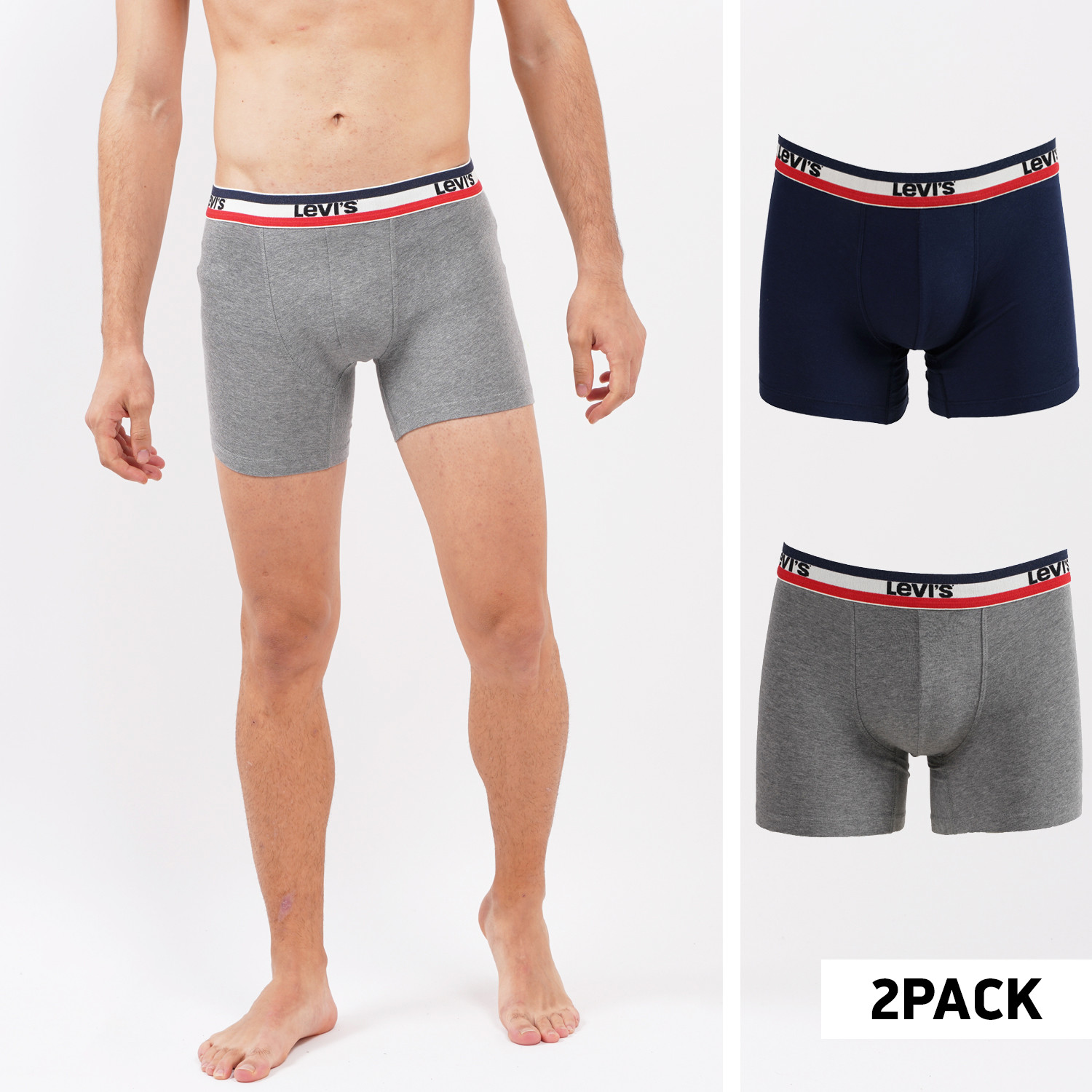 Levis 200Sf Sprtswr Logo Color Boxer Brief 2P (9000041233_18900)